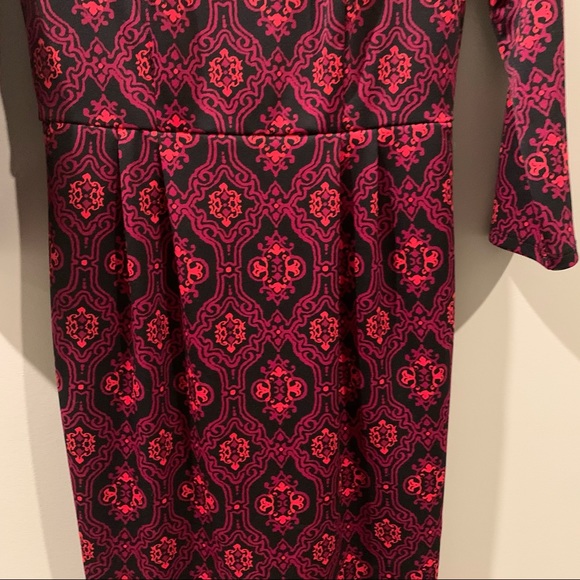 The Limited Printed Long Sleeve Dress Size Small - Picture 3 of 7